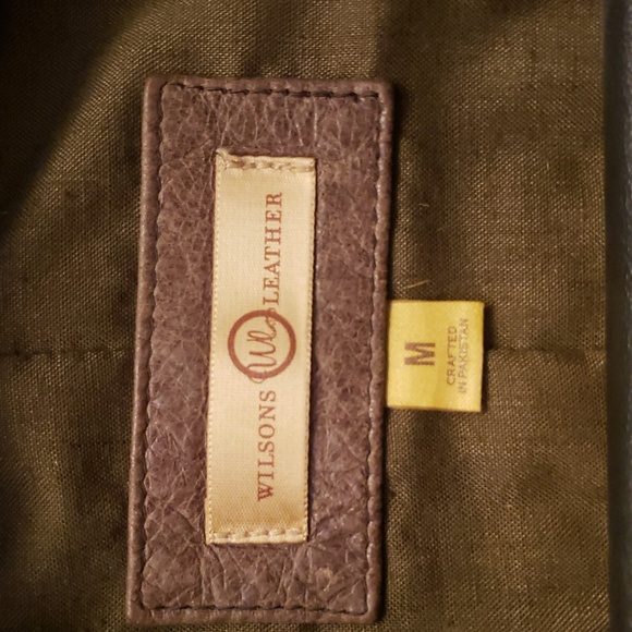 Wilson's Leather Olive Jacket - Picture 3 of 5